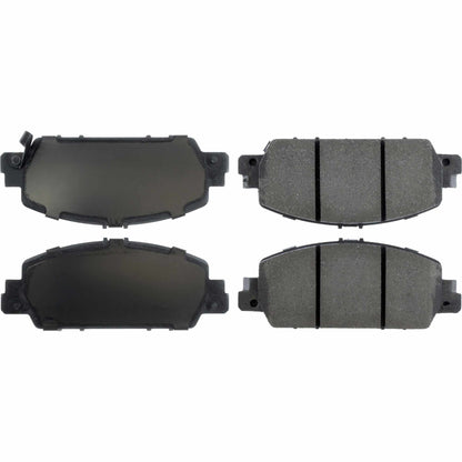 Centric Parts Disc Brake Pad Set Posi Quiet Ceramic with Shimmed for 2013-2022 Honda Accord 105.16540