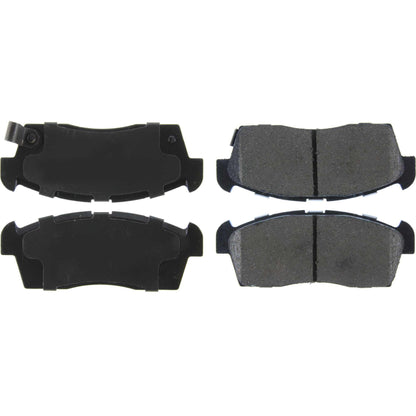 Centric Parts Disc Brake Pad Set Posi Quiet Ceramic with Shimmed for 2012-2016 Mitsubishi i-MiEV 105.16580