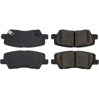 Centric Parts Disc Brake Pad Set Posi Quiet Ceramic with Shims for 2013-2019 Cadillac ATS CTS 105.16590