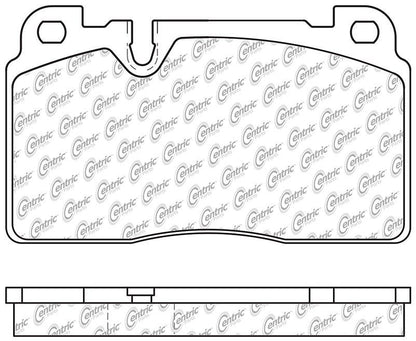 Centric Parts Disc Brake Pad Set Posi Quiet Ceramic with Shims and Hardware for Audi Q5 2013-2017 Audi Q7 2007-2015 105.16630