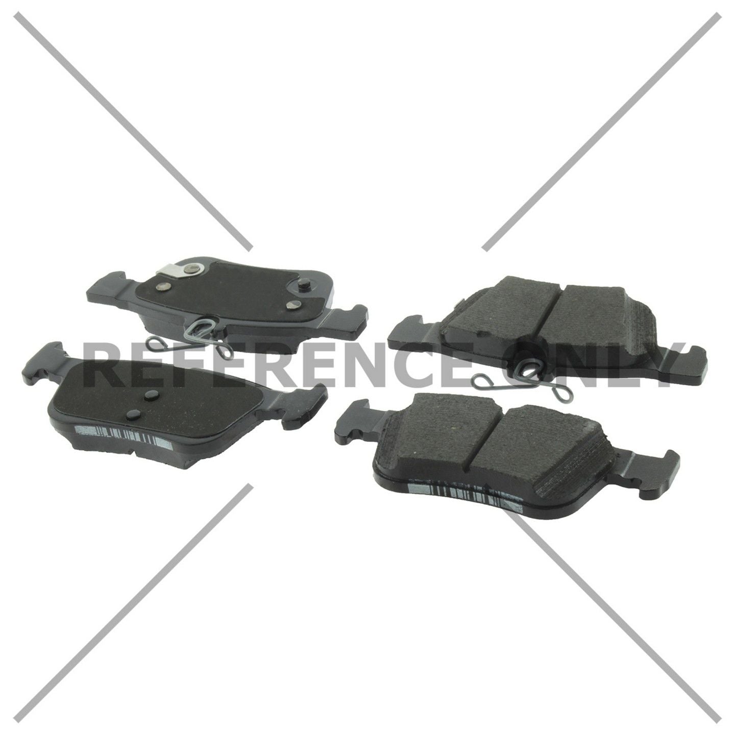 Centric Parts Disc Brake Pad Set with Posi Quiet for OEM JX6Z2200E 105.16651