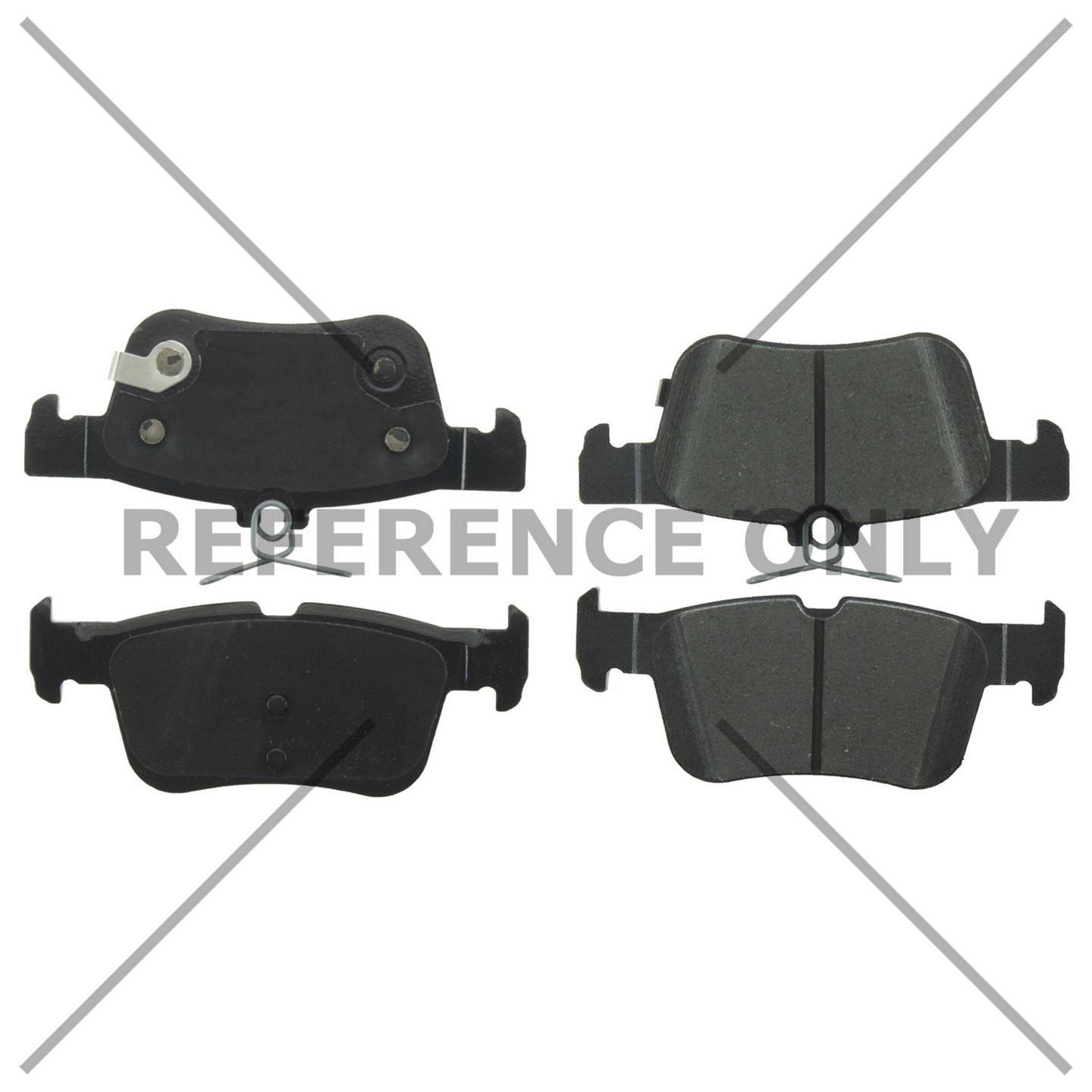 Centric Parts Disc Brake Pad Set with Posi Quiet for OEM JX6Z2200E 105.16651