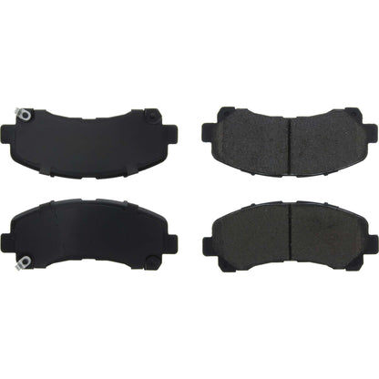 Centric Parts Disc Brake Pad Set Posi Quiet Ceramic with Shims for 2013-2015 Chevrolet Colorado, 2016 S10, 2014-2015 Nissan X-Trail 105.16770