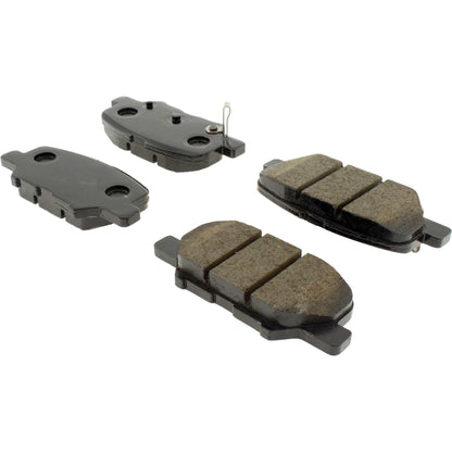 Centric Parts Disc Brake Pad Set Posi Quiet Ceramic with Shims for 2014-2015 Mazda 6, Mitsubishi ASX, 2014-2018 Outlander, 2013-2022 Outlander Sport, 2013-2018 RVR 105.16790
