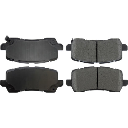 Centric Parts Disc Brake Pad Set Posi Quiet Ceramic with 100% Shimmed Noise Elimination for 2014-2020 Acura RLX 2020-2015 TLX 2023-2021 Honda Odyssey 105.16980