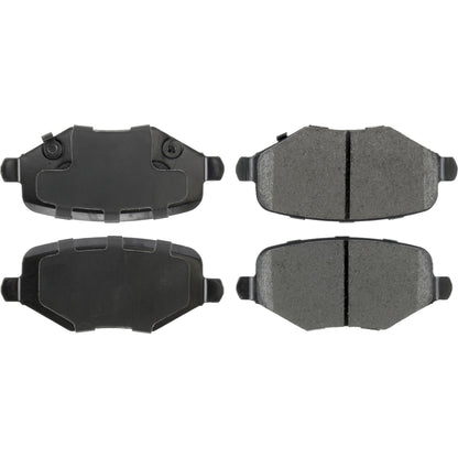 Centric Parts Disc Brake Pad Set Posi Quiet Ceramic with Shims for 2016-2012 Chrysler Town & Country, Dodge Grand Caravan 105.17190