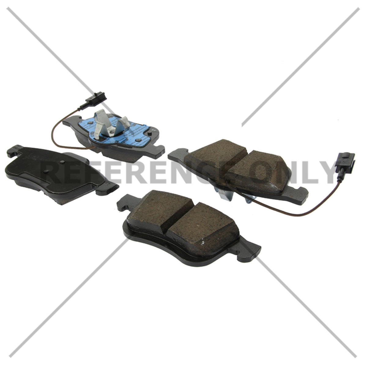 Centric Parts Disc Brake Pad Set Posi Quiet Ceramic with Shims and Hardware for 2015-2021 Ram ProMaster City 105.17211