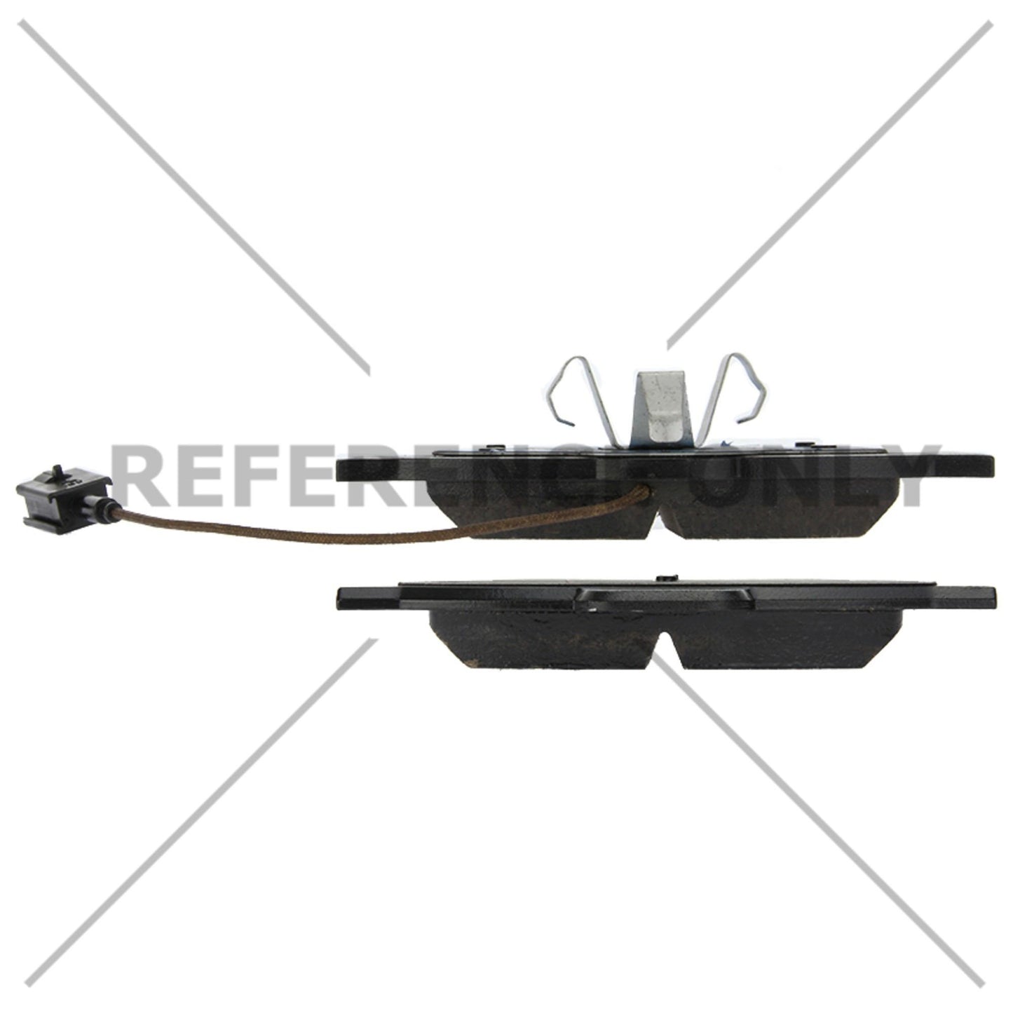 Centric Parts Disc Brake Pad Set Posi Quiet Ceramic with Shims and Hardware for 2015-2021 Ram ProMaster City 105.17211