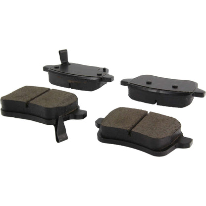 Centric Parts Disc Brake Pad Set Posi Quiet Ceramic with Shims for 2014-2020 Fiat 500L 105.17220