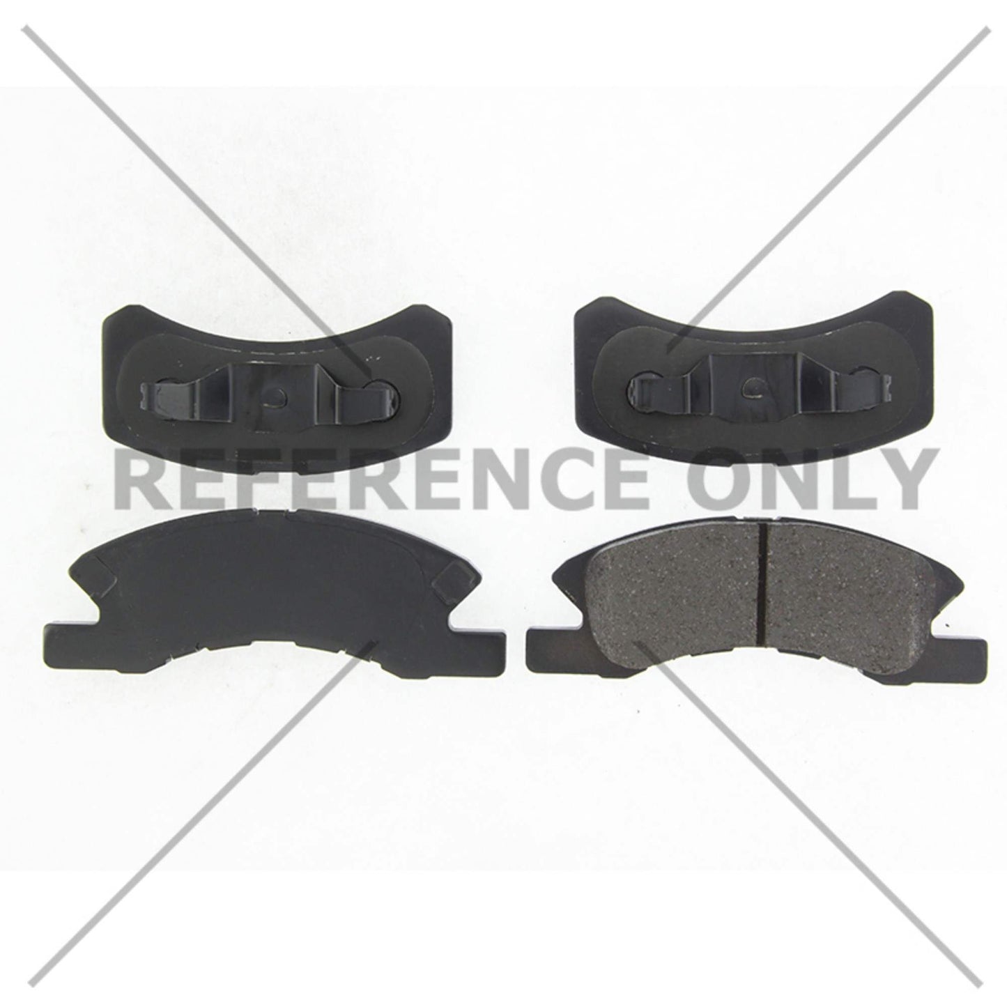 Centric Parts Disc Brake Pad Set Posi Quiet Ceramic with Shims for 2016-2019 Dodge Attitude, 2014-2020 Mitsubishi Mirage, 2017-2020 Mirage G4 105.17310