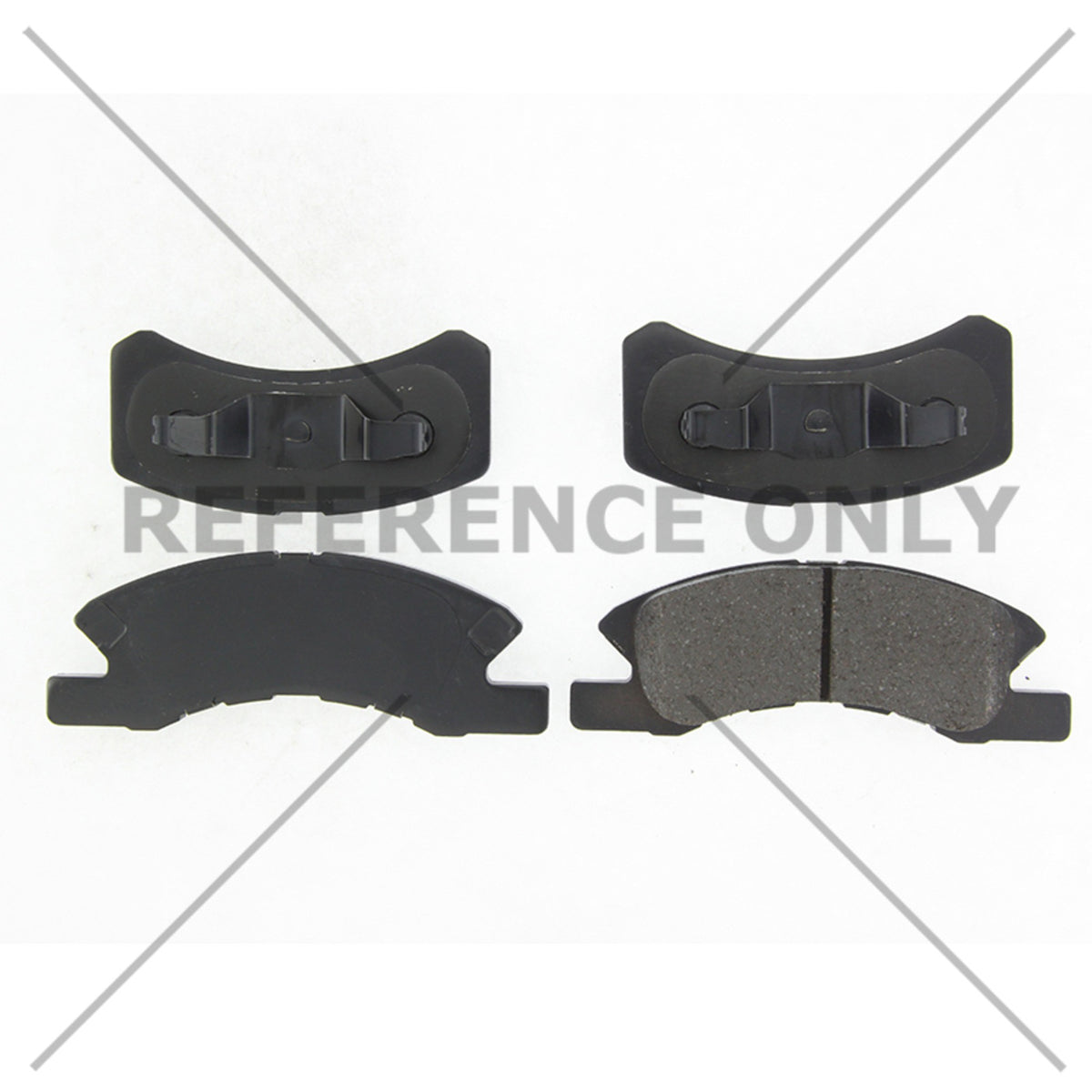 Centric Parts Disc Brake Pad Set Posi Quiet Ceramic with Shims for 2016-2019 Dodge Attitude, 2014-2020 Mitsubishi Mirage, 2017-2020 Mirage G4 105.17310
