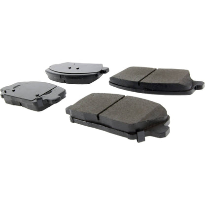 Centric Parts Disc Brake Pad Set Posi Quiet Ceramic with Shims and Hardware for 2014-2016 Kia Forte, Forte5, Koup 105.17350
