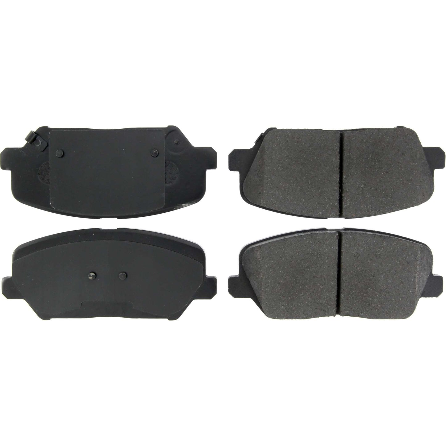 Centric Parts Disc Brake Pad Set Posi Quiet Ceramic with Shims and Hardware for 2014-2016 Kia Forte, Forte5, Koup 105.17350