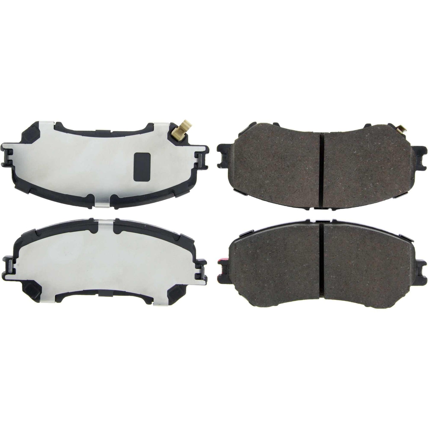 Centric Parts Disc Brake Pad Set Posi Quiet Ceramic with 100% Shimmed Noise Elimination for 2017-2022 Nissan Qashqai Rogue Rogue Sport X-Trail 105.17370