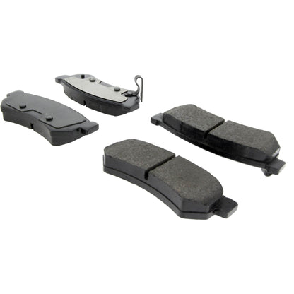 Centric Parts Disc Brake Pad Set Posi Quiet Ceramic with Shims and Hardware for 2014-2016 Chevrolet Spark EV 105.17390