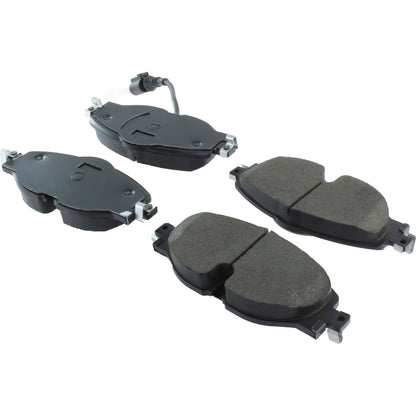 Centric Parts Disc Brake Pad Set Posi Quiet Ceramic with Shims for 2015-2020 Audi A3, Seat Leon, VW Golf 105.17600