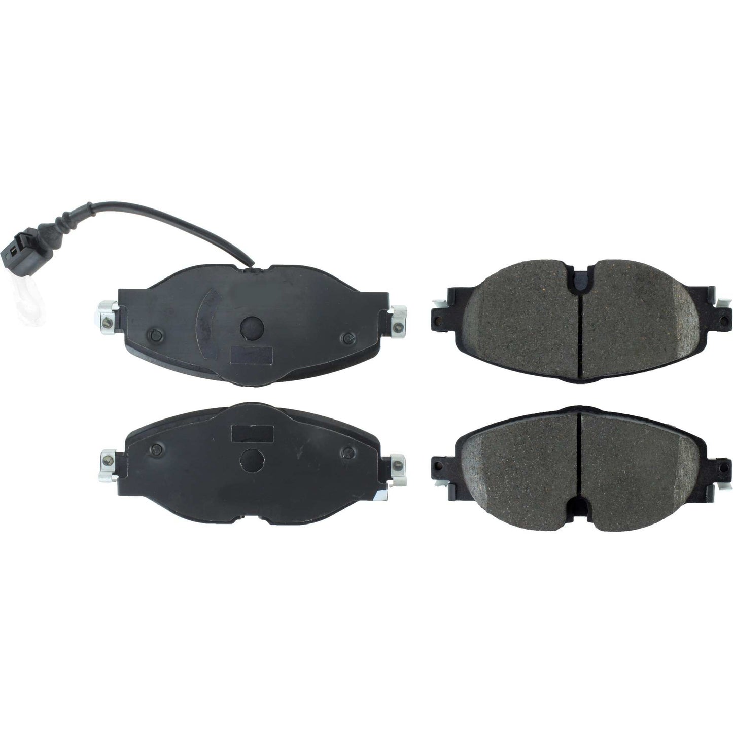 Centric Parts Disc Brake Pad Set Posi Quiet Ceramic with Shims for 2015-2020 Audi A3, Seat Leon, VW Golf 105.17600
