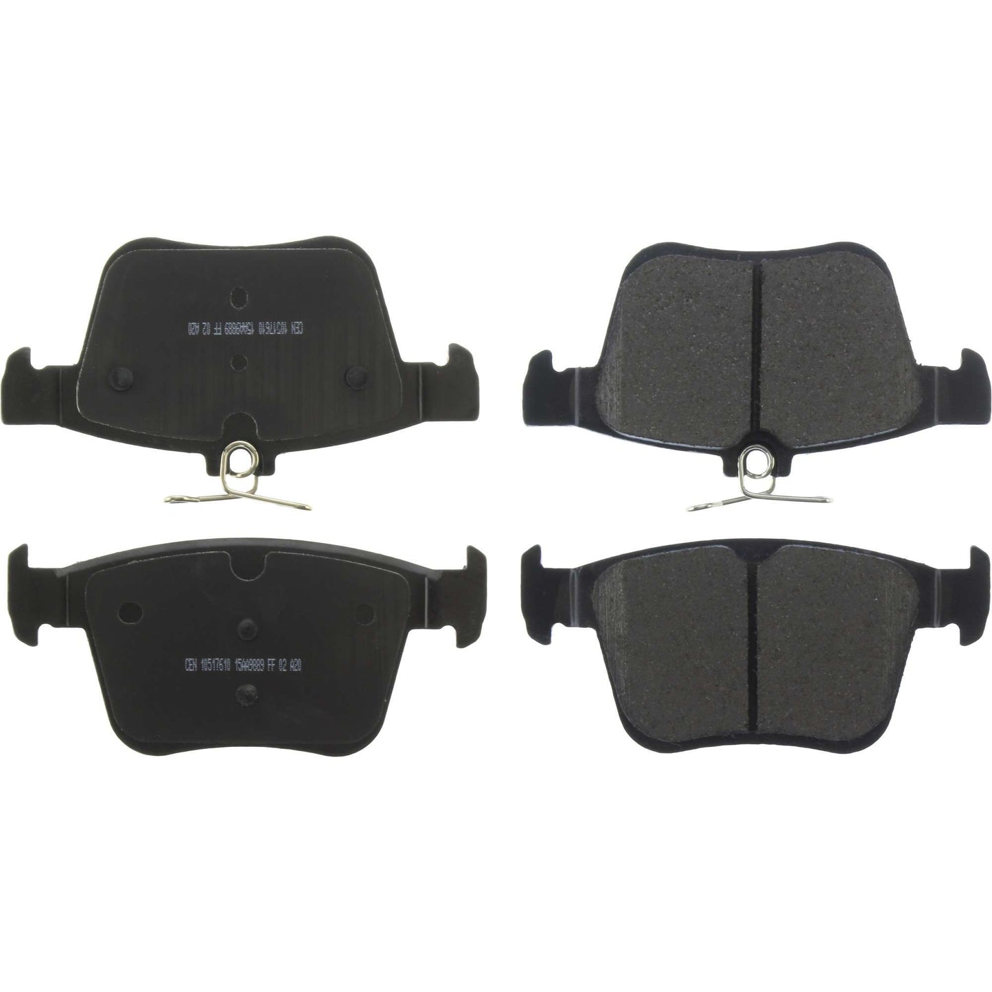 Centric Parts Disc Brake Pad Set Posi Quiet Ceramic with Shims and Hardware 105.17610