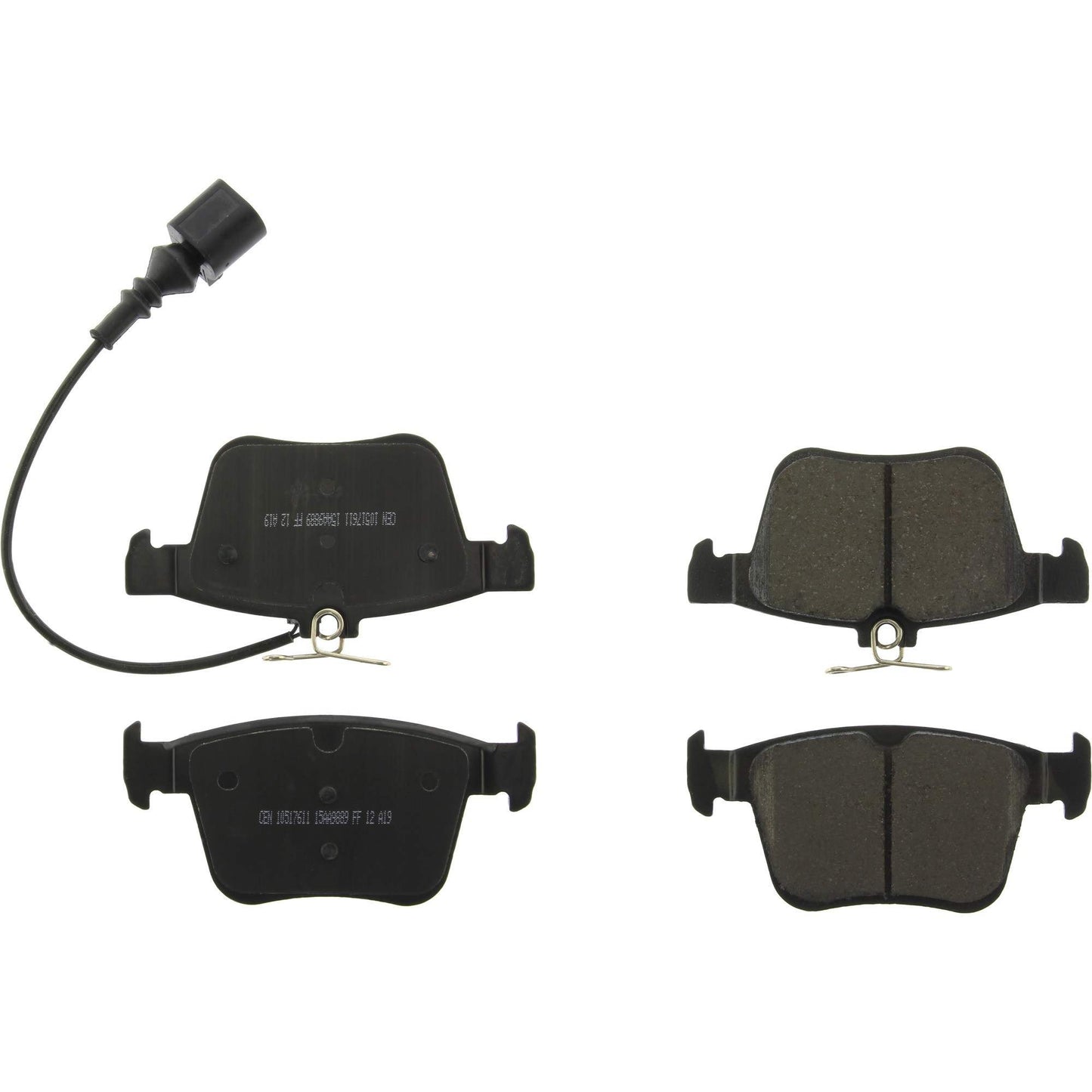 Centric Parts Disc Brake Pad Set Posi Quiet Ceramic with Shimmed for 2017-2020 Audi RS3 105.17611