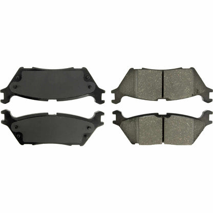 Centric Parts Disc Brake Pad Set Posi Quiet Ceramic with Shims and Hardware for 2018-2021 Ford Expedition, 2015-2019 F-150, 2018-2021 Lincoln Navigator 105.17900