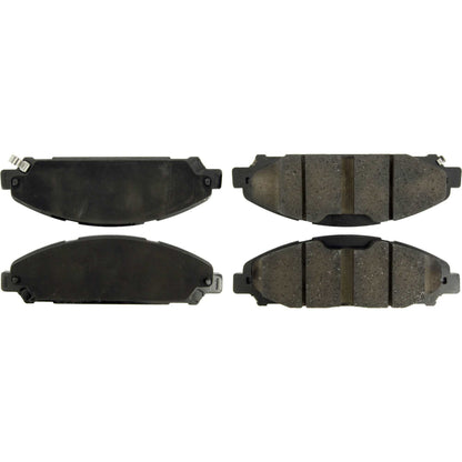 Centric Parts Disc Brake Pad Set Posi Quiet Ceramic with Shimmed for 2015-2022 Ford Mustang 105.17910