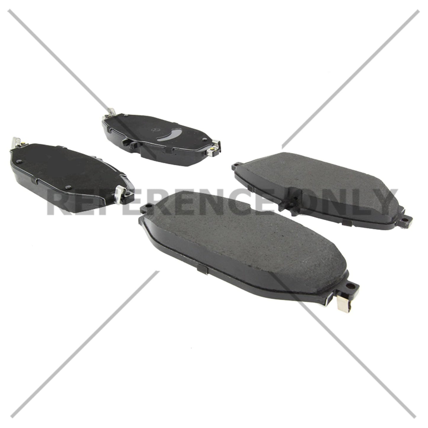 Centric Parts Disc Brake Pad Set Posi Quiet Ceramic with Shims for 2015-2021 Mercedes-Benz C300 105.17940