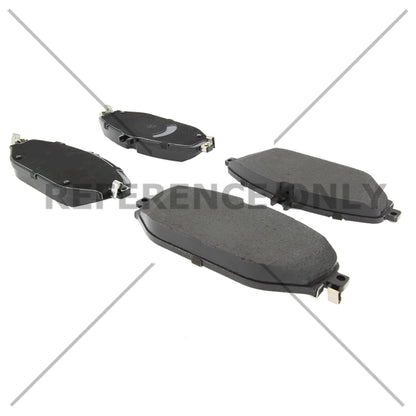 Centric Parts Disc Brake Pad Set Posi Quiet Ceramic with Shims for 2015-2021 Mercedes-Benz C300 105.17940