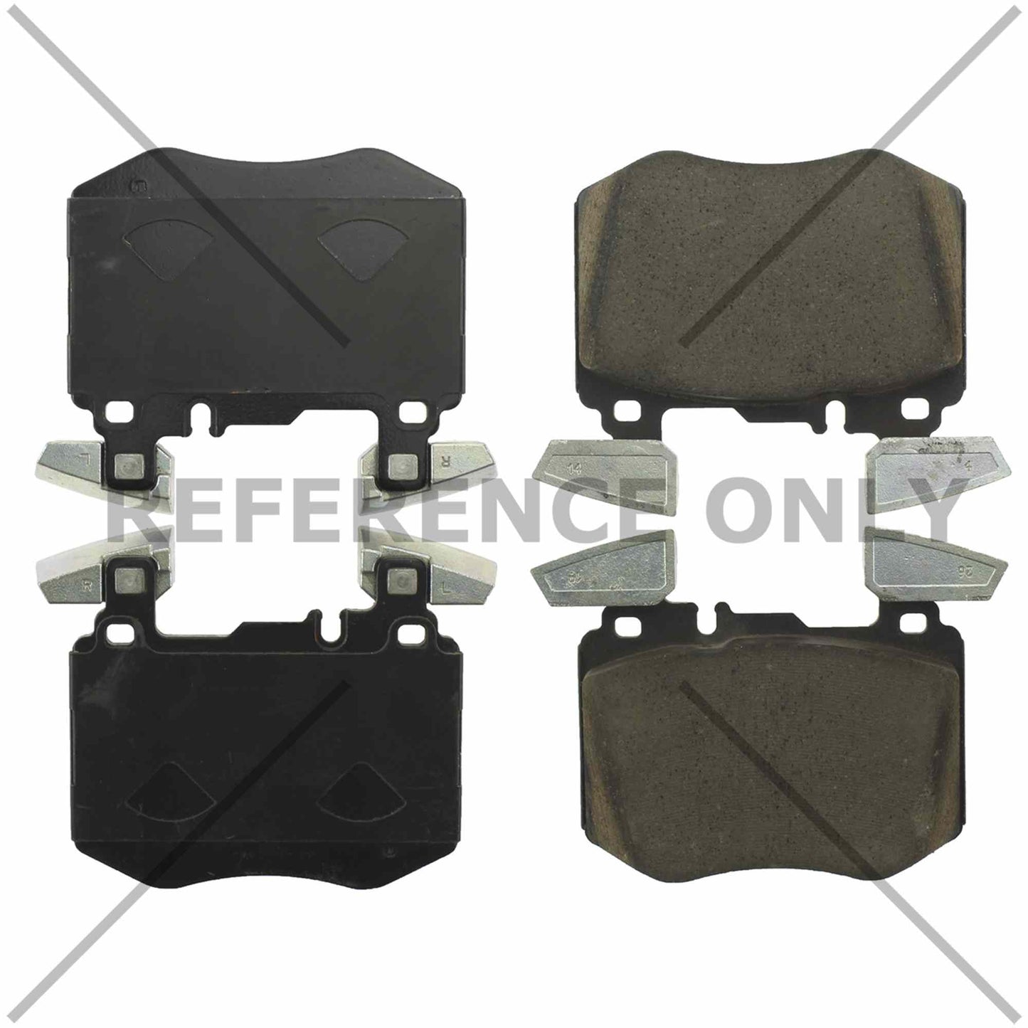 Centric Parts Disc Brake Pad Set Posi Quiet Ceramic with Shims for 2018-2021 Mercedes-Benz GLC300/GLC350e 105.17961