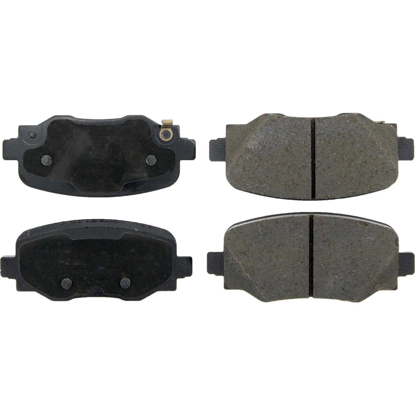 Centric Parts Disc Brake Pad Set Posi Quiet Ceramic with Shims and Hardware for Chrysler 200 2015-2017 Fiat 500X 2016-2020 Jeep Cherokee 2014-2020 Renegade 2015-2022 105.18090