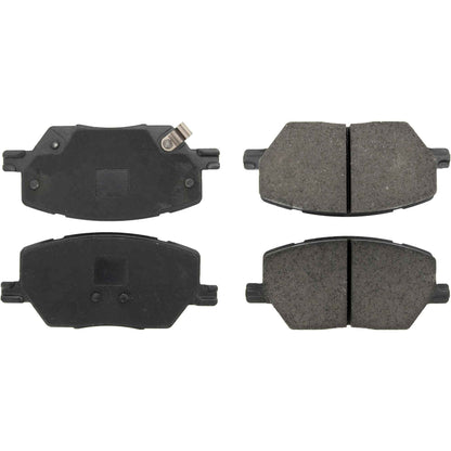 Centric Parts Disc Brake Pad Set Posi Quiet Ceramic with Shims and Hardware for Fiat 500X 2020-2016 Jeep Compass 2022-2017 Renegade 2022-2015 105.18110