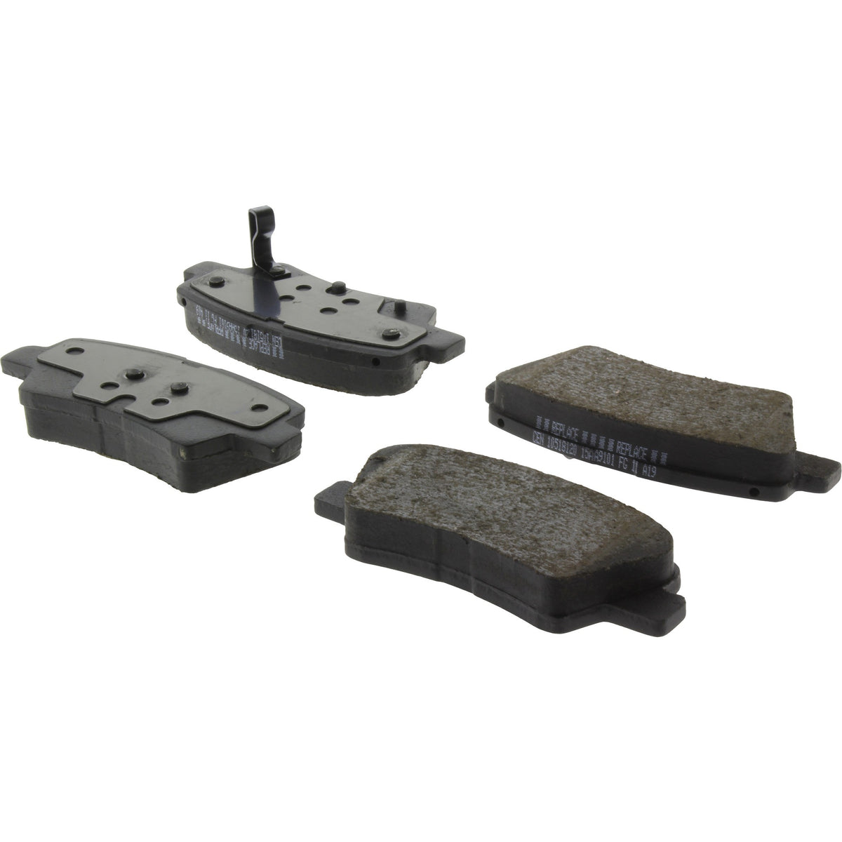 Centric Parts Disc Brake Pad Set Posi Quiet Ceramic with Shims for 2018-2022 Hyundai Accent 105.18120