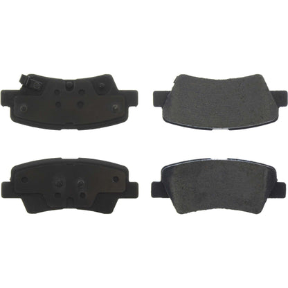 Centric Parts Disc Brake Pad Set Posi Quiet Ceramic with Shims for 2018-2022 Hyundai Accent 105.18120