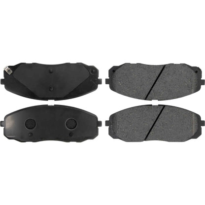 Centric Parts Disc Brake Pad Set Posi Quiet Ceramic with Shims and Hardware for 2015-2021 Kia Sedona 105.18140