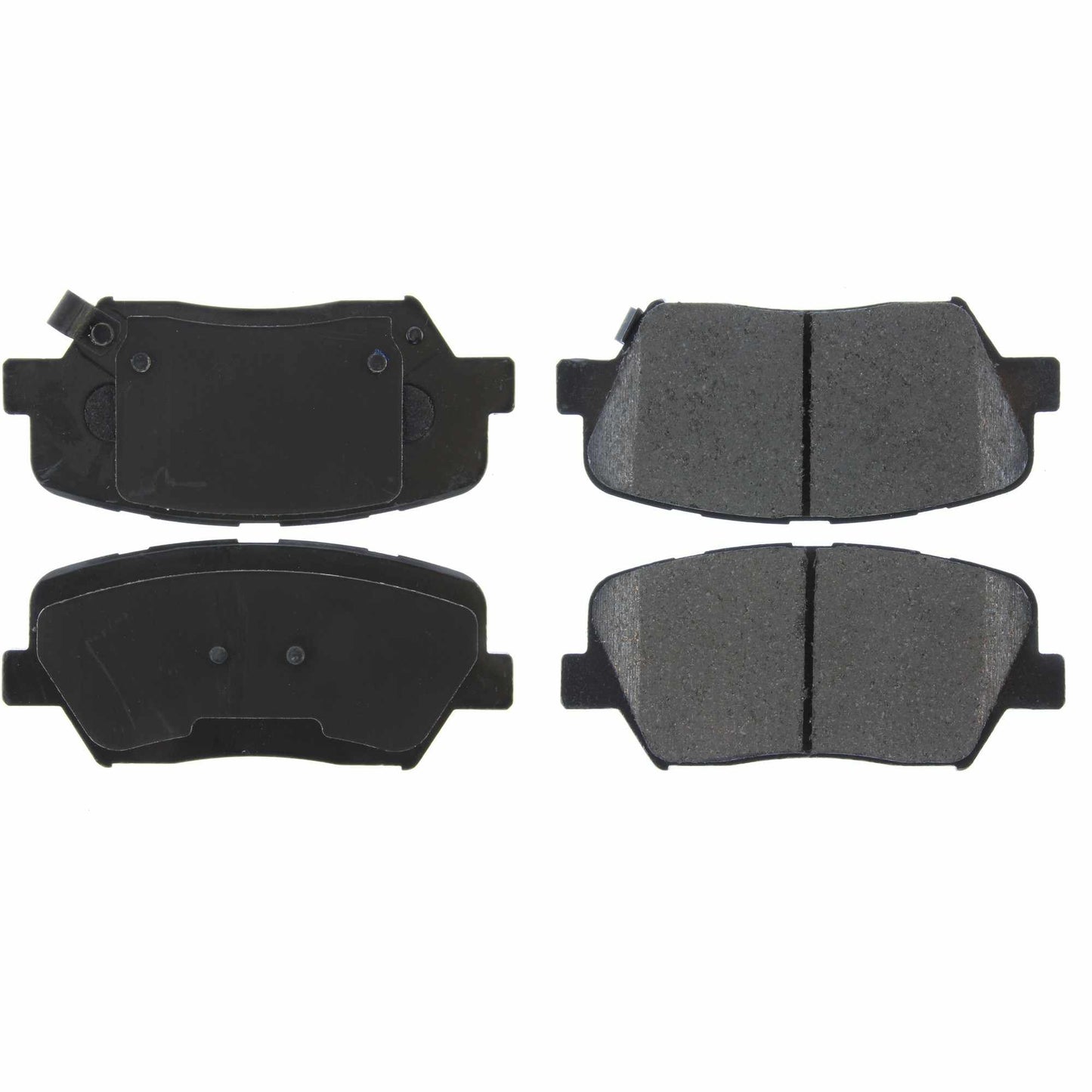 Centric Parts Disc Brake Pad Set Posi Quiet Ceramic with Shims for 2022-2019 Hyundai Nexo, 2018-2017 Santa Fe/Santa Fe Sport/Santa Fe XL, 2020-2016 Kia Sorento 105.18150