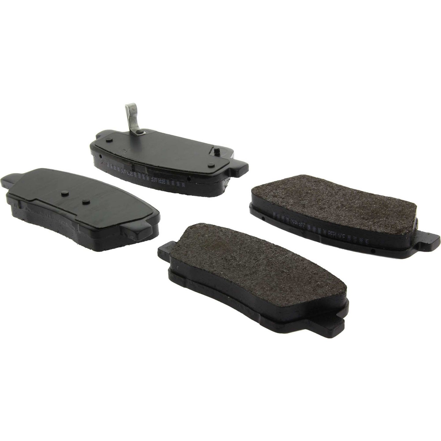 Centric Parts Disc Brake Pad Set Posi Quiet Ceramic with Shims and Hardware for 2022-2019 Genesis G70 2021-2018 Kia Stinger 105.18161