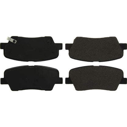 Centric Parts Disc Brake Pad Set Posi Quiet Ceramic with Shims and Hardware for 2022-2019 Genesis G70 2021-2018 Kia Stinger 105.18161