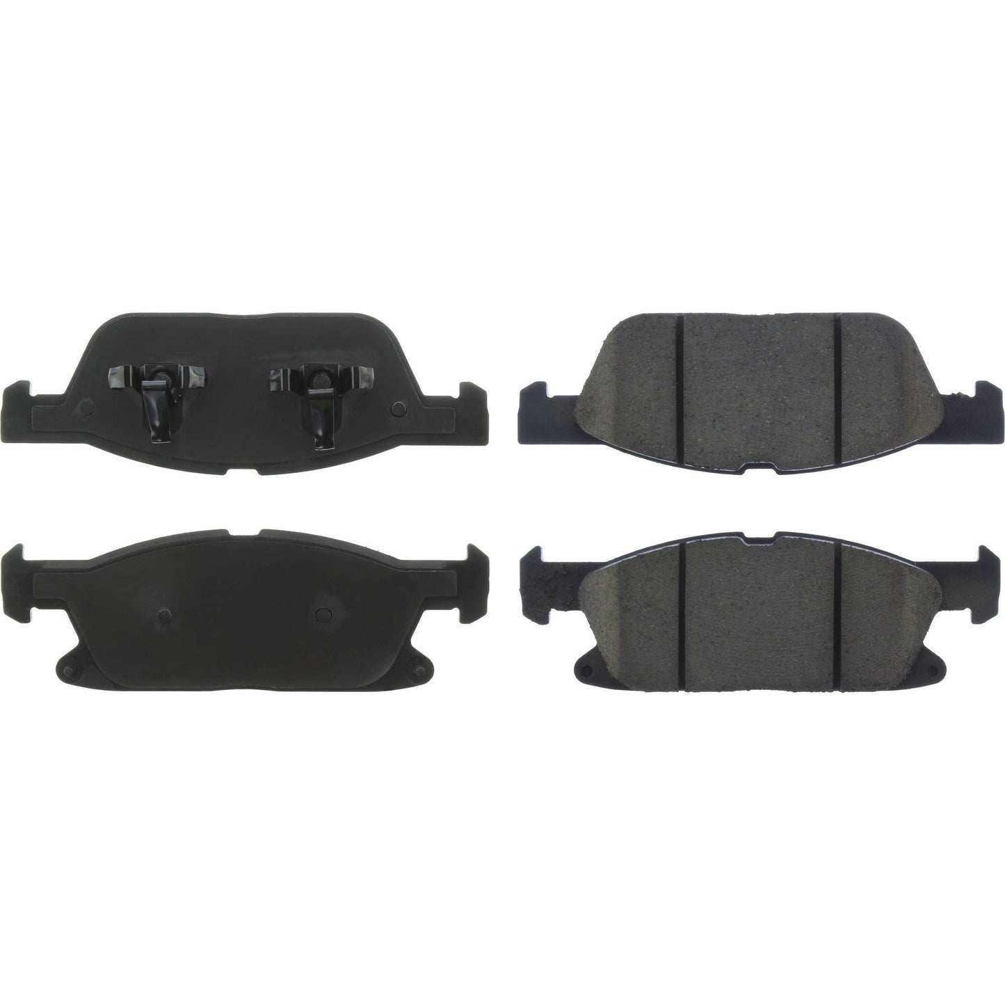 Centric Parts Disc Brake Pad Set Posi Quiet Ceramic with 100% Shimmed Noise Elimination for Ford Edge 2022-2015 Lincoln MKX 2018-2016 Nautilus 2023-2019 105.18180