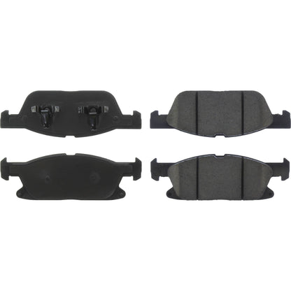 Centric Parts Disc Brake Pad Set Posi Quiet Ceramic with 100% Shimmed Noise Elimination for Ford Edge 2022-2015 Lincoln MKX 2018-2016 Nautilus 2023-2019 105.18180