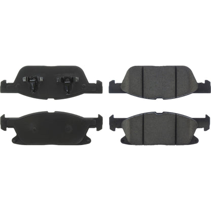 Centric Parts Disc Brake Pad Set Posi Quiet Ceramic with 100% Shimmed Noise Elimination for Ford Edge 2022-2015 Lincoln MKX 2018-2016 Nautilus 2023-2019 105.18180