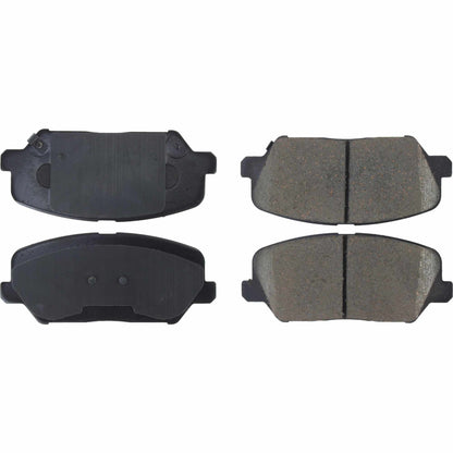 Centric Parts Disc Brake Pad Set Posi Quiet Ceramic with Shims for 2016-2018 Hyundai Veloster Kia Forte Forte5 Forte Koup 105.18270