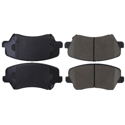 Centric Parts Disc Brake Pad Set Posi Quiet Ceramic with Shims for 2016-2021 Hyundai Veloster, 2017-2018 Kia Forte 105.18280