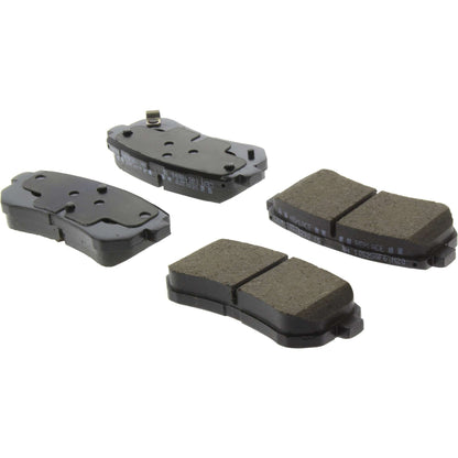 Centric Parts Disc Brake Pad Set Posi Quiet Ceramic with Shims for 2016-2020 Hyundai Sonata Kia Optima 105.18290