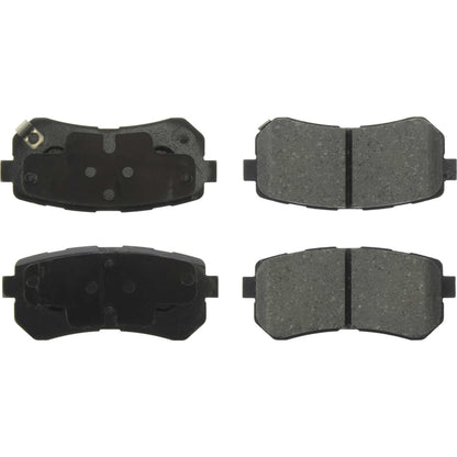 Centric Parts Disc Brake Pad Set Posi Quiet Ceramic with Shims for 2016-2020 Hyundai Sonata Kia Optima 105.18290