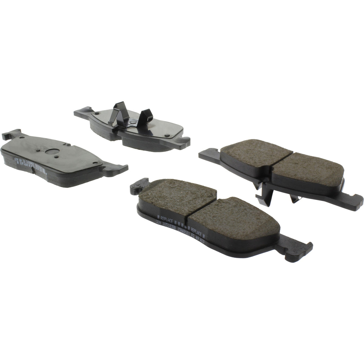 Centric Parts Disc Brake Pad Set Posi Quiet Ceramic with Shims for 2018-2019 Jaguar E-Pace, 2021-2022 E-Pace, 2015-2019 Land Rover Discovery Sport, 2016-2020 Range Rover Evoque 105.18380