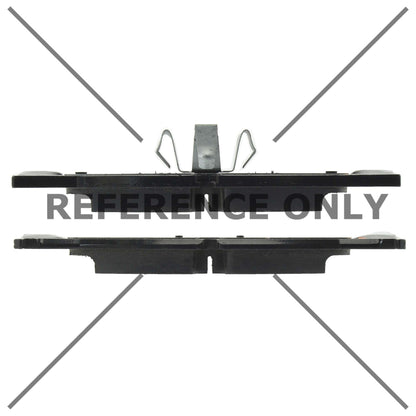 Centric Parts Disc Brake Pad Set Posi Quiet Ceramic with Shims for Jaguar F-Pace 2022-2017, XE 2021-2016, XF 2021-2017, Land Rover Range Rover Velar 2020-2018 105.18381