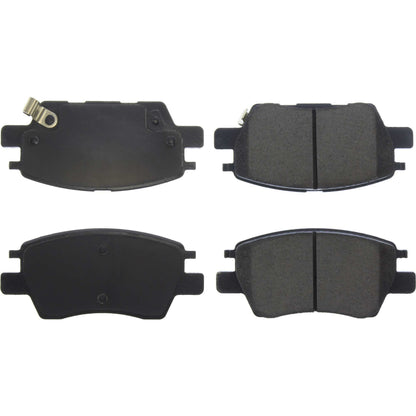Centric Parts Disc Brake Pad Set Posi Quiet Ceramic with Shims for 2023-2022 Chevrolet Bolt EUV 2022-2017 Bolt EV 2019-2016 Cruze 2019-2016 Volt 105.18440