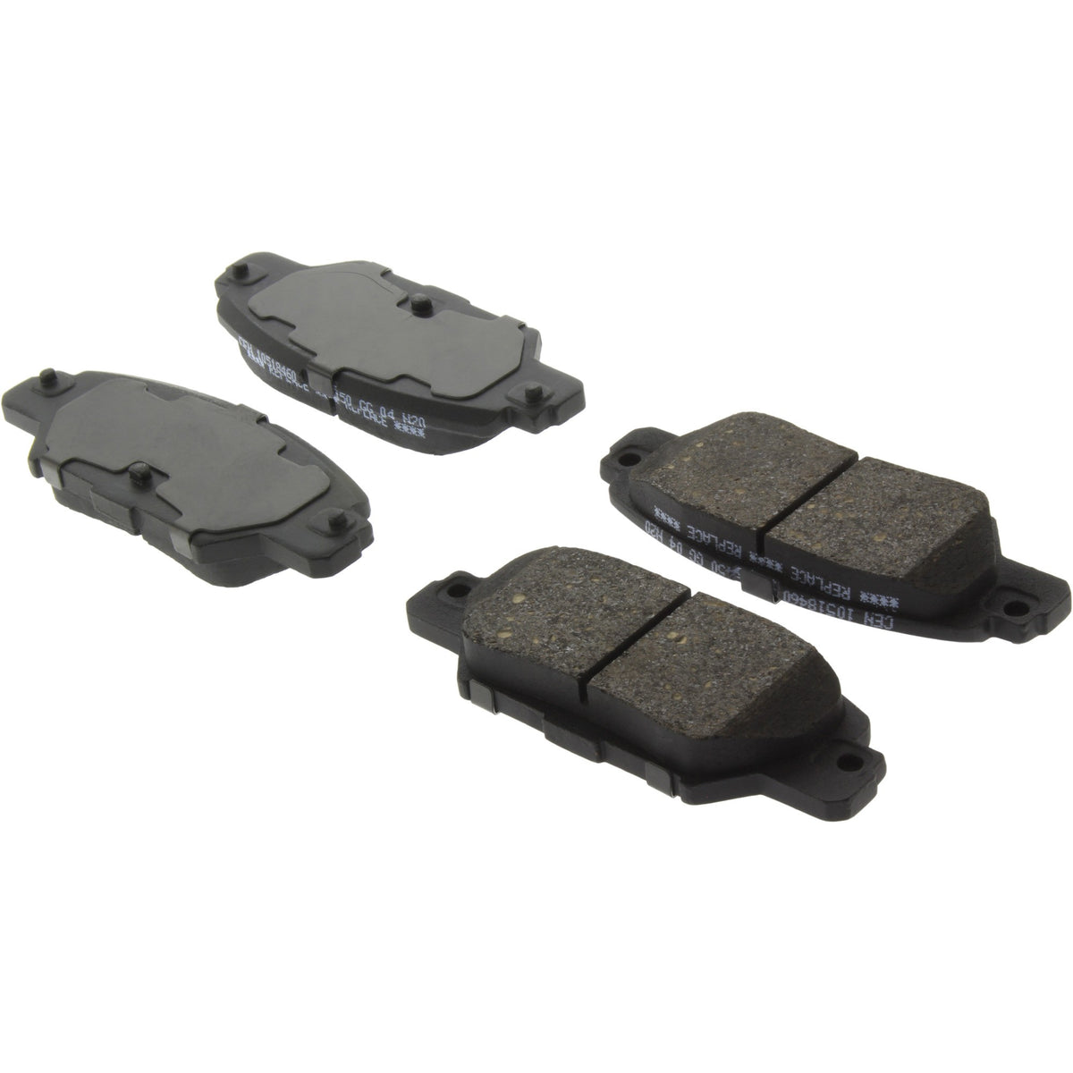 Centric Parts Disc Brake Pad Set Posi Quiet Ceramic with Shims for 2020-2022 Mazda CX‑5 105.18460