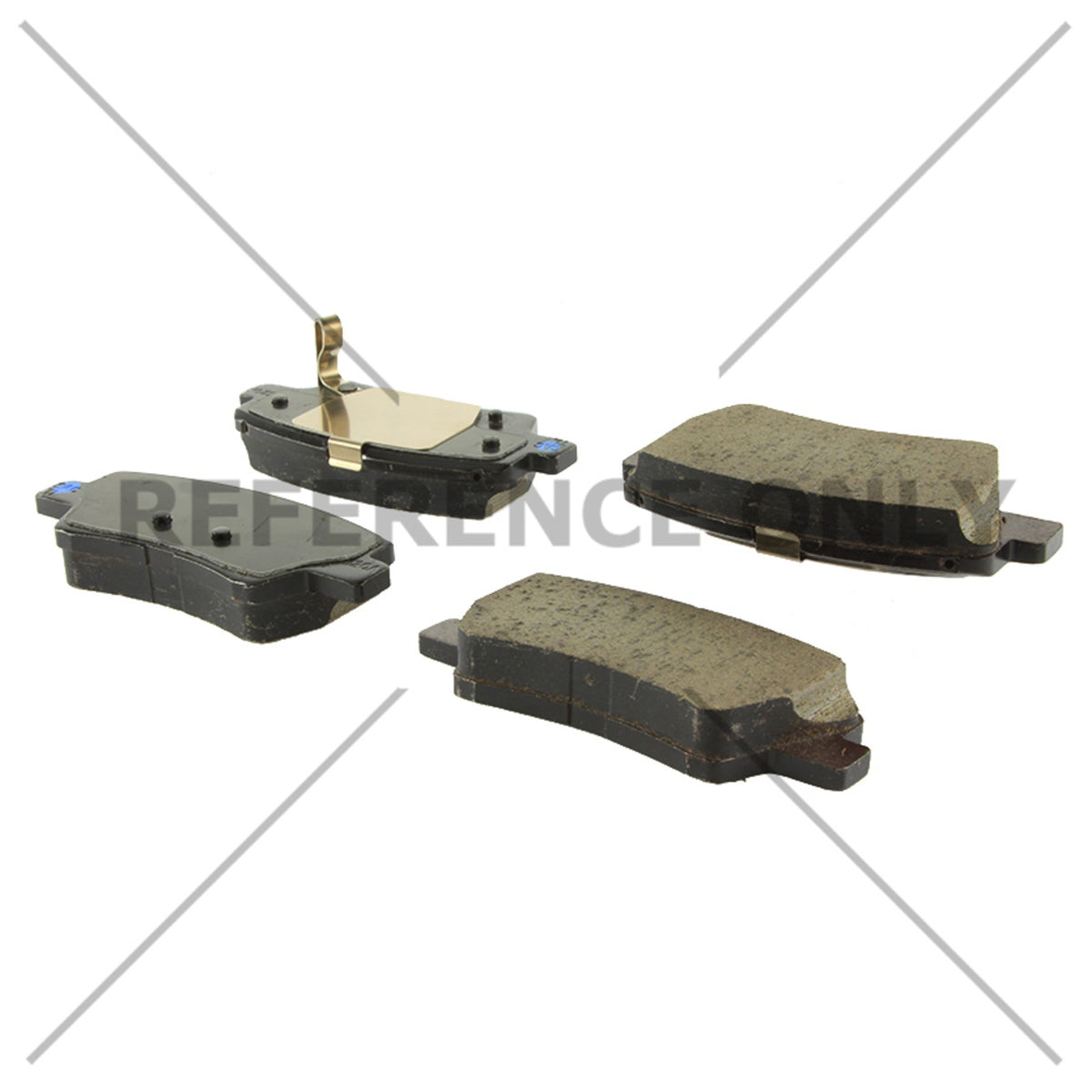 Centric Parts Disc Brake Pad Set Posi Quiet Ceramic with Shims for 2016-2021 Hyundai Tucson 2017-2020 Kia Sportage 105.18480