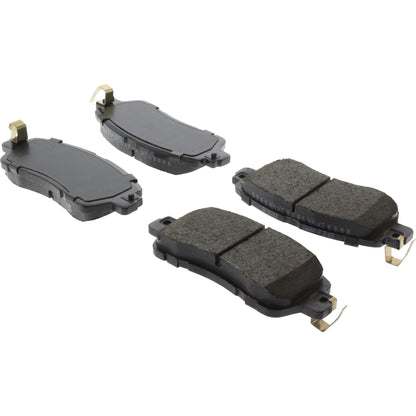 Centric Parts Disc Brake Pad Set Posi Quiet Ceramic with Shims and Hardware for Mazda 2 2016-2017 Scion iA 2016 Toyota Yaris 2018-2020 105.18520
