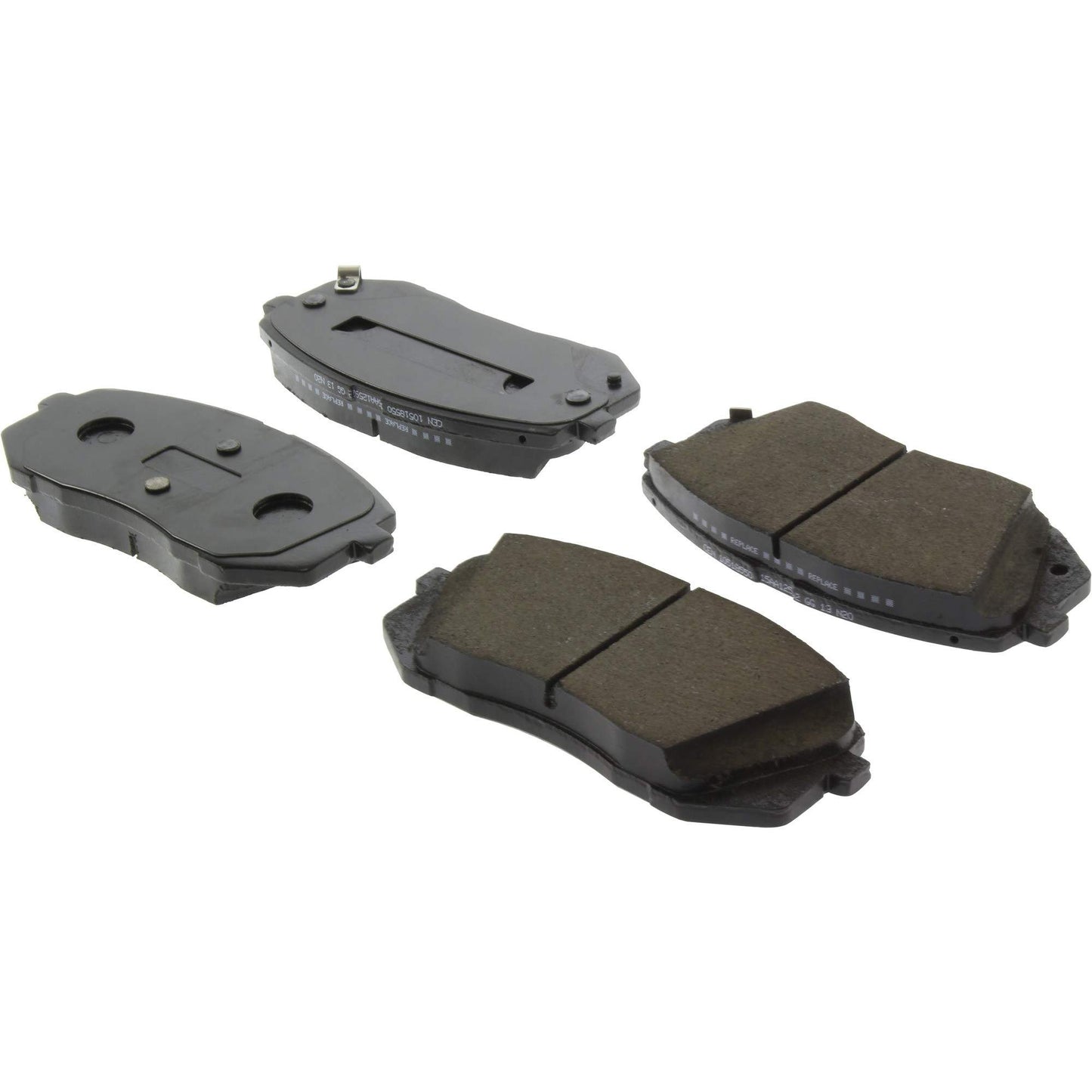 Centric Parts Disc Brake Pad Set Posi Quiet Ceramic with Shims for 2018-2020 Hyundai Kona, 2019-2022 Kia Forte 105.18550
